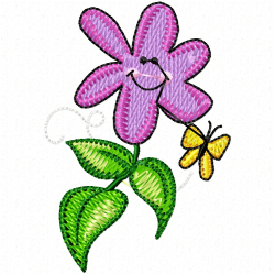 Flowers And Tree Embroidery Design 2 Flowers And Tree Embroidery Design 2